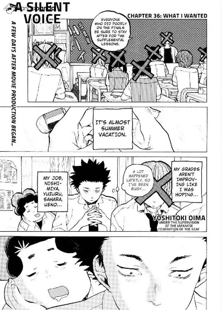 Koe no Katachi Chapter 36 1